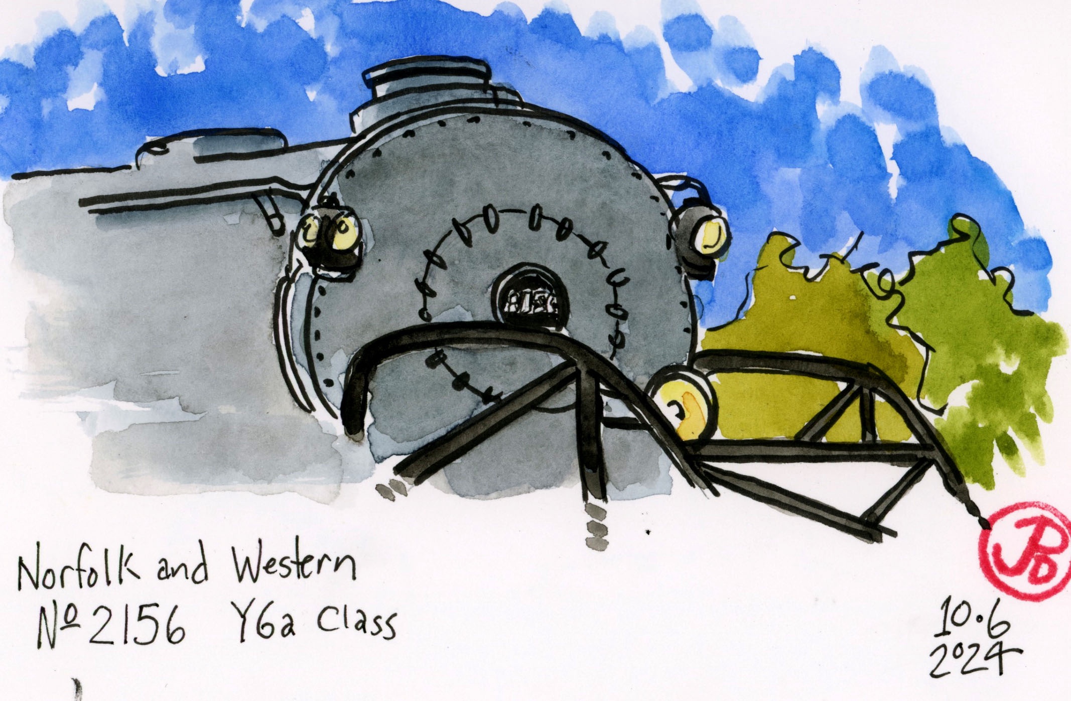 Frisco No. 1522 – Corvid Sketcher